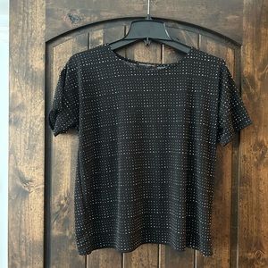Banana Republic Black Short Sleeve Top - size S